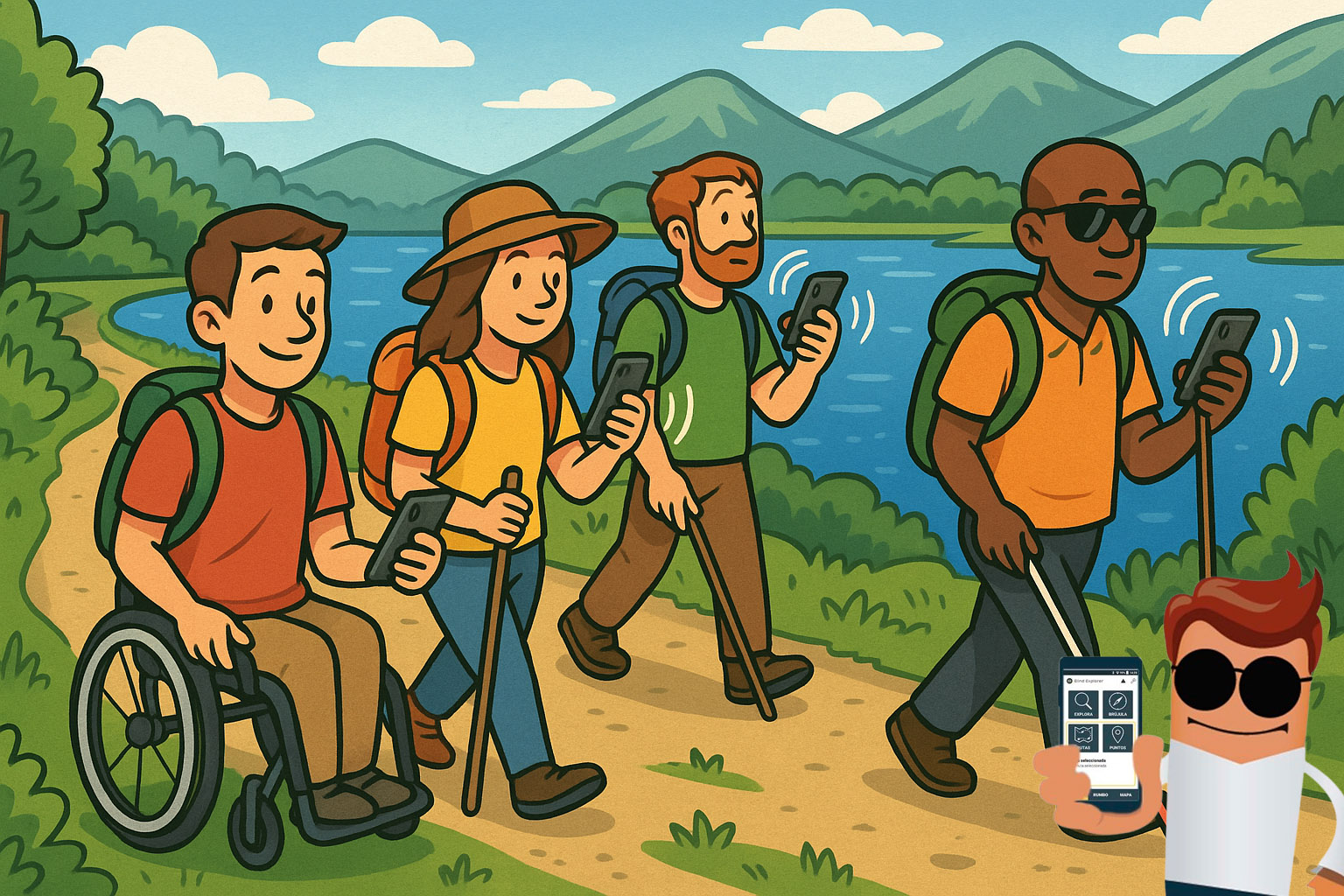 Ruta Cerro Gimio - Blind Explorer